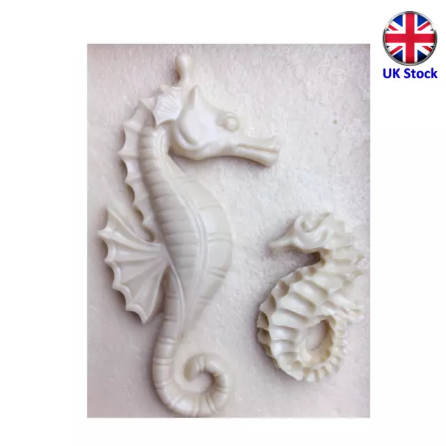 2.5" 3D Seahorse Silicone Cake Topper Mould - Ideal for Chocolate, Fondant, etc