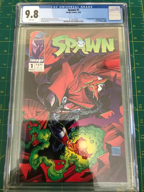 Spawn 1 CGC 9.8 Todd McFarlane 1st Print Image 1992 1st Appearance Al Simmons