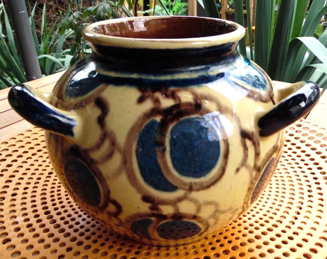 RARE vase Paul Quéré Art Déco Vallauris poterie vernissée | Céramique