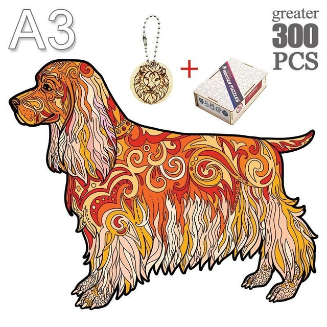 Puppy Cartoon Shape Jigsaw Puzzles Board Educational Game Interesting Gift Toys