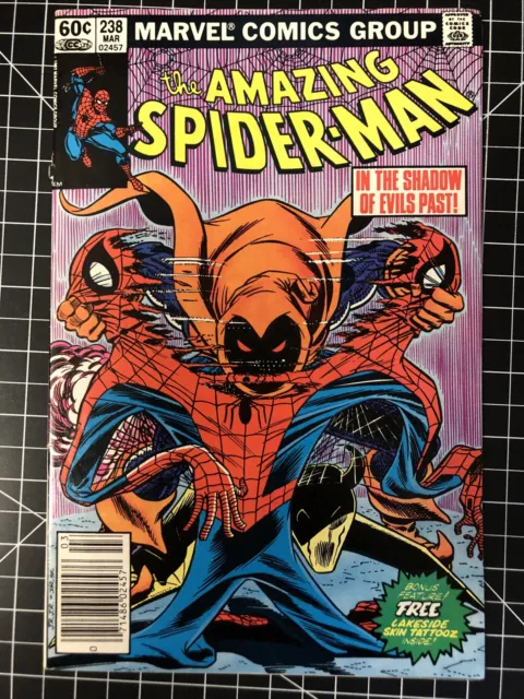 THE AMAZING SPIDER-MAN #238  1982. 1st APP Hobgoblin  NEWSSTAND! No Tattoo B15
