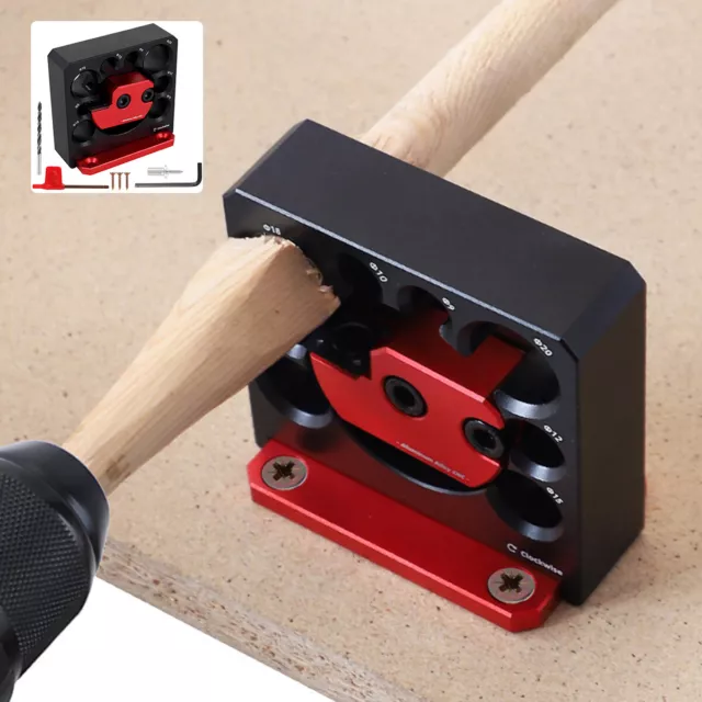 Dowel Maker Jig 8-20mm Adjustable Electric Drill Milling Dowel Rod Auxiliary⧪