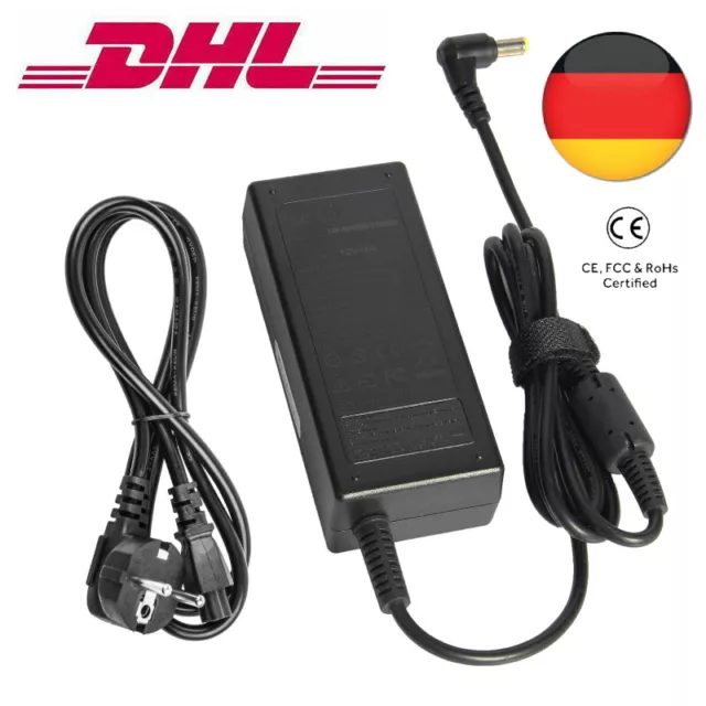 12V 5A AC Ladegerät Netzteil Adapter Kabel für Acer BenQ AOC LED LCD Monitor