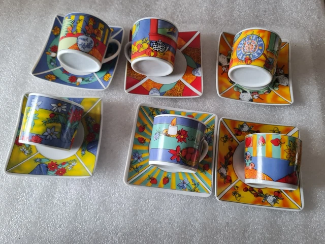 Egan Service 2 Tasses à Café Empilables Mickey Mouse Dès 19