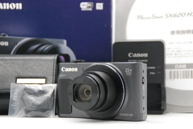 [MINT in Box] Canon PowerShot SX620 HS Black Compact Digital Camera from Japan