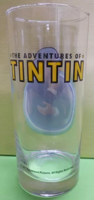 Collector ,  Verre A Eau ,  " The Adventures Of Tintin " , 30 Cl ,T6  *