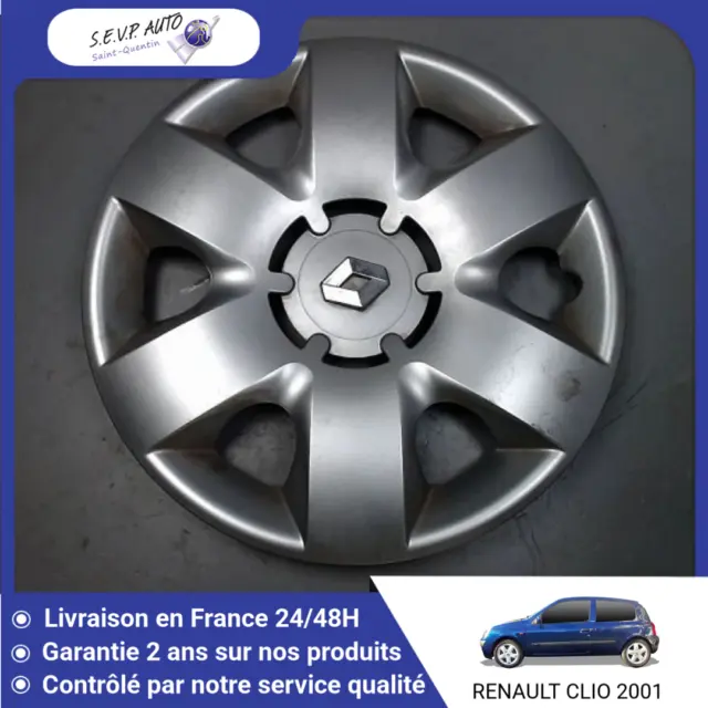 🇫🇷  Enjoliveur De Roue Renault Clio Ii Ph.2 01-06 ♻️