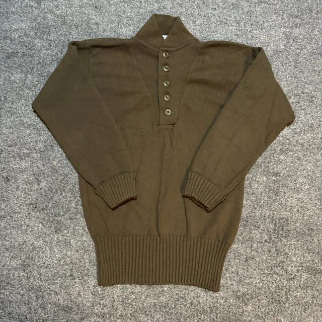 Vintage Army DSCP Garrison Collection Sweater Brown Sz M