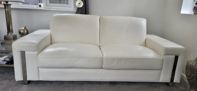 3 seater luxury designer off-white sofas, Made in Italy, New Trend Concepts