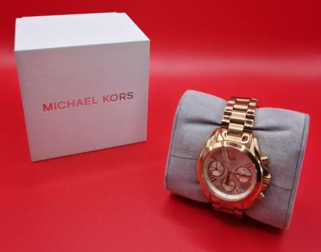 Michael Kors MK5799 Bradshaw Damen Chronograph Edelstahl Uhr