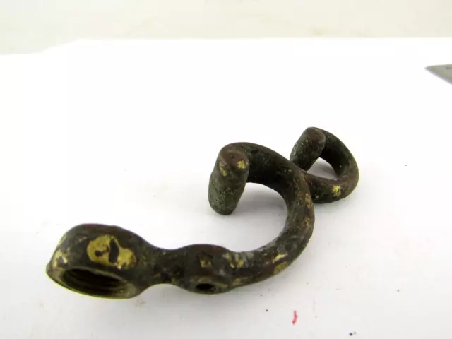 Antique Vintage Coat Hat Closet Cast Hook 2.5" 2