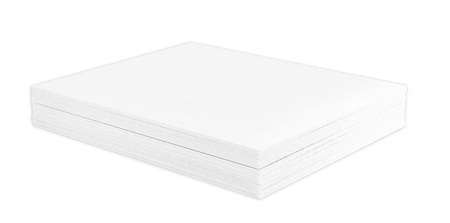 Pack of 10 3/16 White Foam Core Backing Boards (16x20 White)