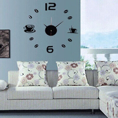 Lawei moderno orologio da parete 3D grande orologio fai da te senza cornice specchio adesivo rimovibile grandi orologi per casa ufficio decorazione argento 