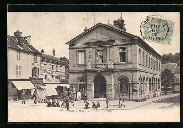 CPA Meru, L´Hotel de Ville