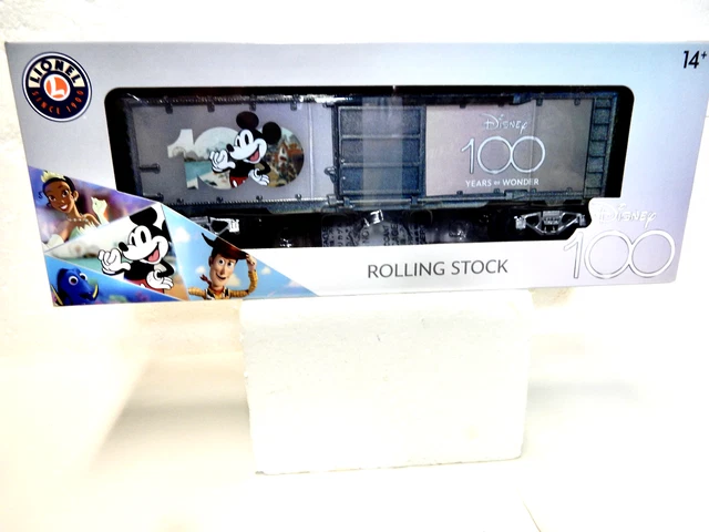 Lionel Disney 100th Anniversary Illuminated Boxcar Made In Limited Numbers!-New!