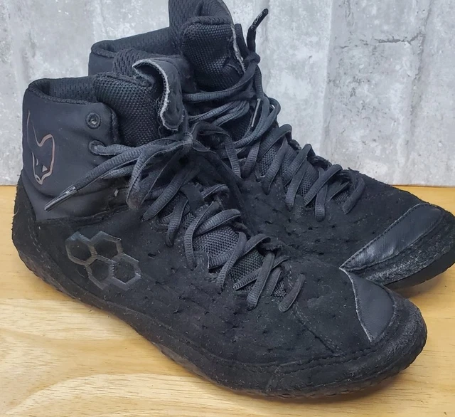 SFTBILISI RUDIS WRESTLING Shoes Black Mens Size 9 Womans 10.5 (E2) 73