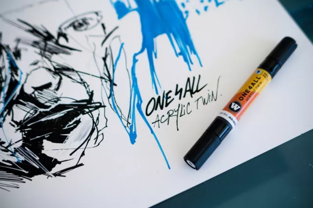 MOLOTOW ONE4ALL Acrylic Twin Marker 1,5 - 4 mm, Einzelstift zur Auswahl 3