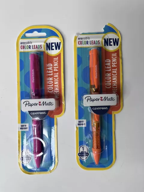 Color Leads Mechanical Pencil Paper-mate Clear Point Erasable Colored Lead Grip