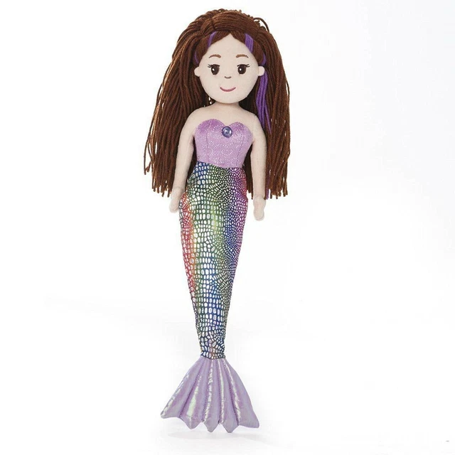 MERMAID DOLL~PEARL~SOFT TOY~LARGE 18 inch Sea Sparkles~Aurora~Best