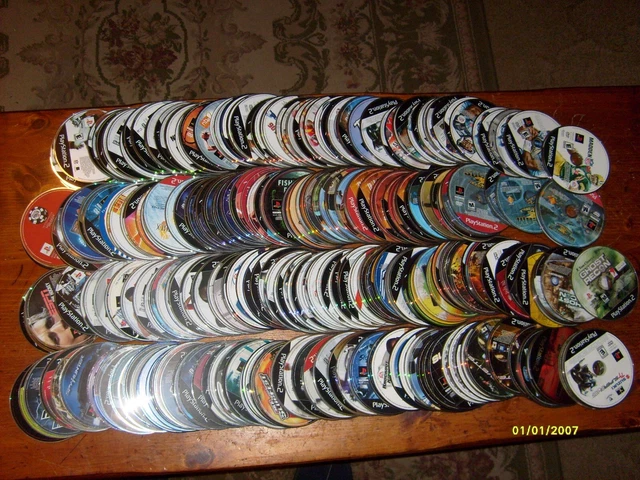 Lot Of Over 350 Playstation 2 Video Games...as Is Lot # 3