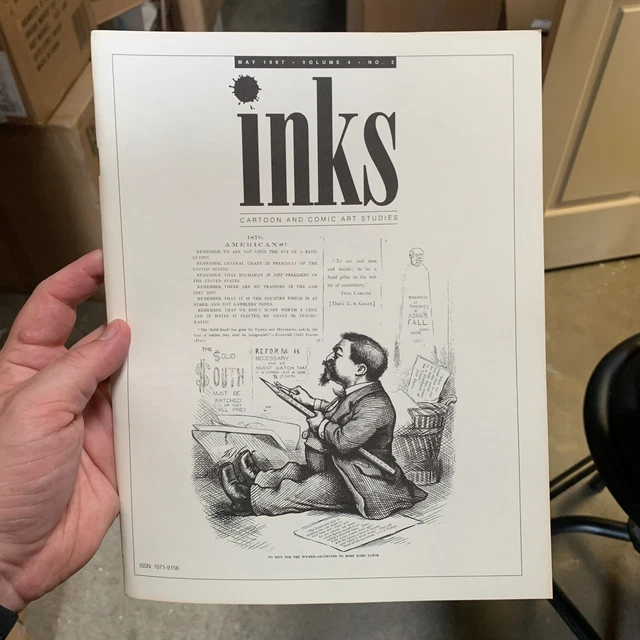 INKS Cartoon and Comic Art Studies Journal May 1997 Thomas Nast