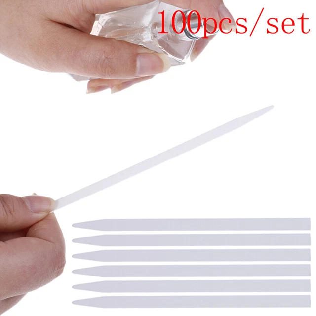 100x 137*7mm Aromaterapia Fragancia Perfume Aceites Esenciales Tiras de Papel de Prueba Z8