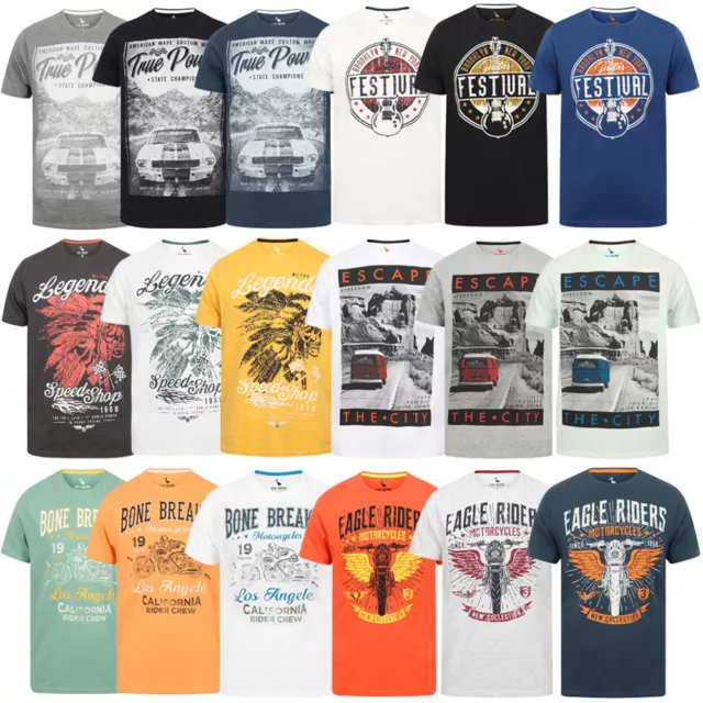 South Shore Tokyo Laundry T-Shirt Mens New Vintage Retro Graphic Print Crew Neck
