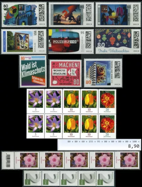 Deutschland gültige Frankatur 29 postfrische Briefmarken (SK.RM_Mar.Fra.Pos.and)