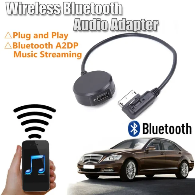 For-Mercedes For-Benz Input Audio Wireless Bluetooth USB Adapter Music AUX Cable