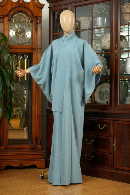 Dear Vanilla Japanese Silk Iromuji Kimono Women's Authentic Japan Made Vintage