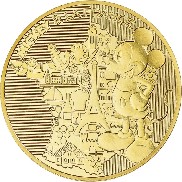 [#1149809] France, Monnaie de Paris, 200 Euro, Mickey & la France, 2018, Paris,