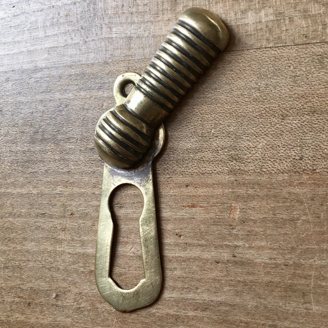 Antique Beehive Escutcheon Keyhole Brass Vintage Door Hardware Victorian Old