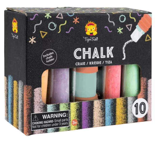 Tiger Tribe: Chalk Stationery - Assorted (10-Pack)