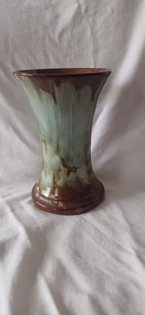 Pretty Unique Ewenny Welsh Pottery Studio Small Vase Exc Con