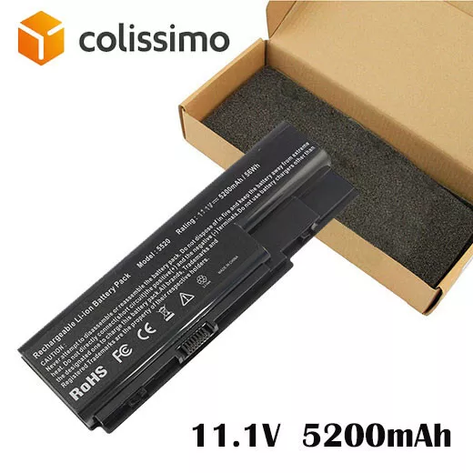 11.1V 5200mAh AS07B31 AS07B41 Batterie Pour Acer Aspire 5300 5310 5315 5535 5720