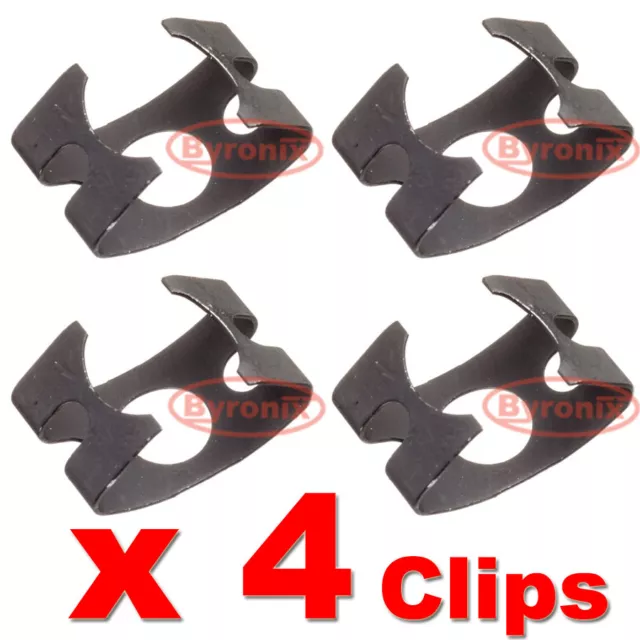 Brake pipe clips for VW Audi Seat Skoda hose line metal spring clamp retainer x4