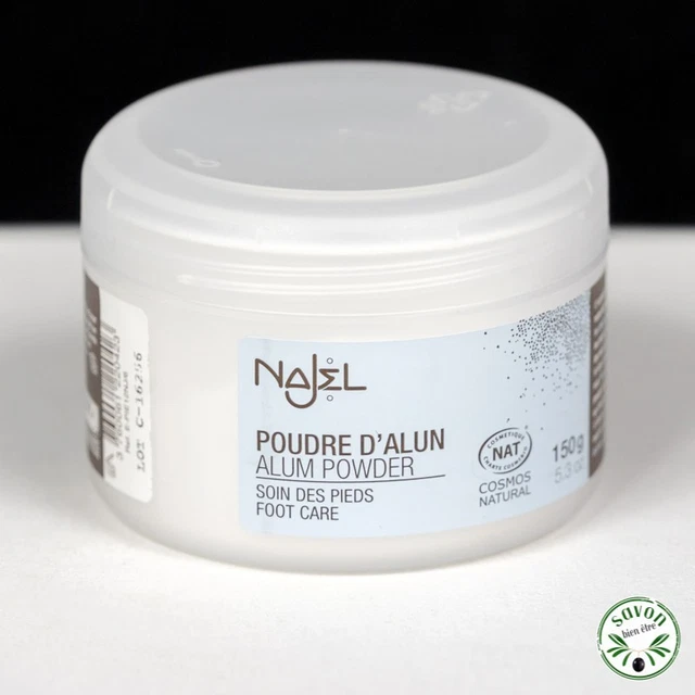 Pierre d'Alun en poudre certifiée Cosmos Natural - Najel