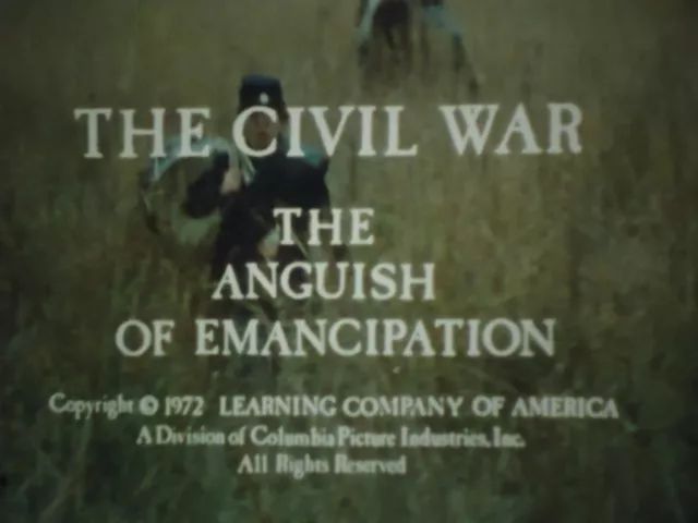 16mm The Civil War :The Anguish of Emancipation Lpp 1200' Mylar Film Stock