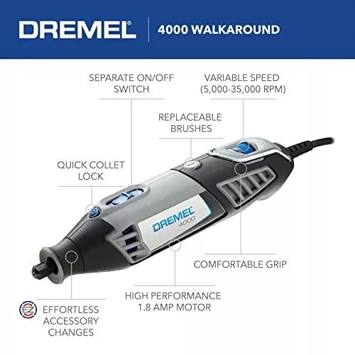 Dremel 8220-N/30 Cordless Rotary Tool 12V with 30 Kit Max High
