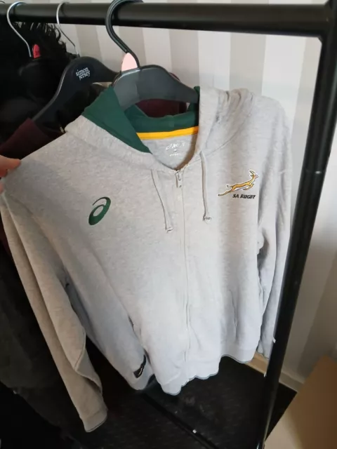 South Africa Official Springboks Rugby Hoodie by ASICS