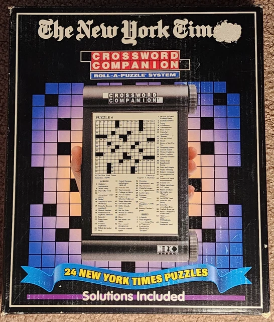 The New York Times Crossword Companion Roll-A-Puzzle System Vol. 1  - 24 Puzzles