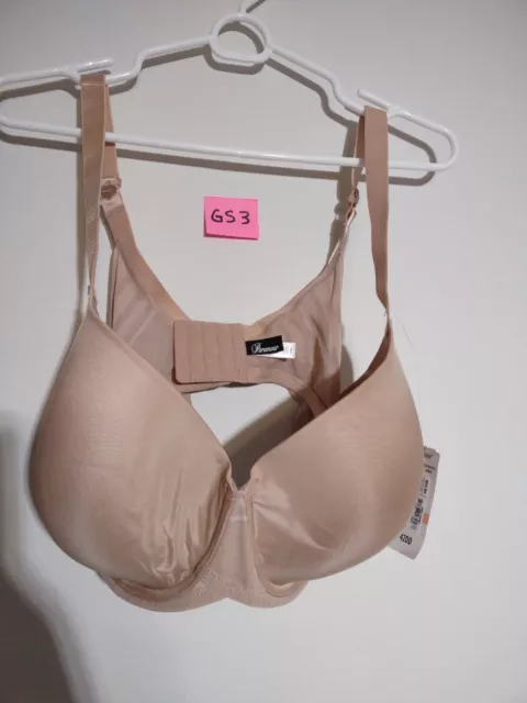 PARAMOUR WOMENS MARVELOUS Side Smoother Seamless Bra Buff Beige Sz