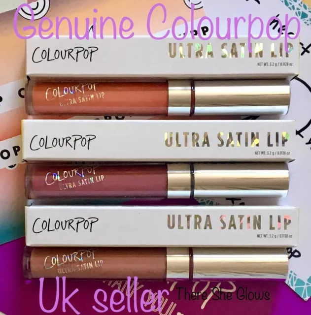 *GENUINE* ColourPop Ultra Satin Lip Liquid Lipstick (Satin Matte Finish) UK