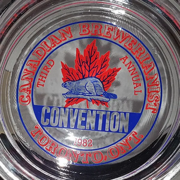 RARE Canadian Brewerianist Third Annual Convention Ashtray. 1982 Toronto Ontario