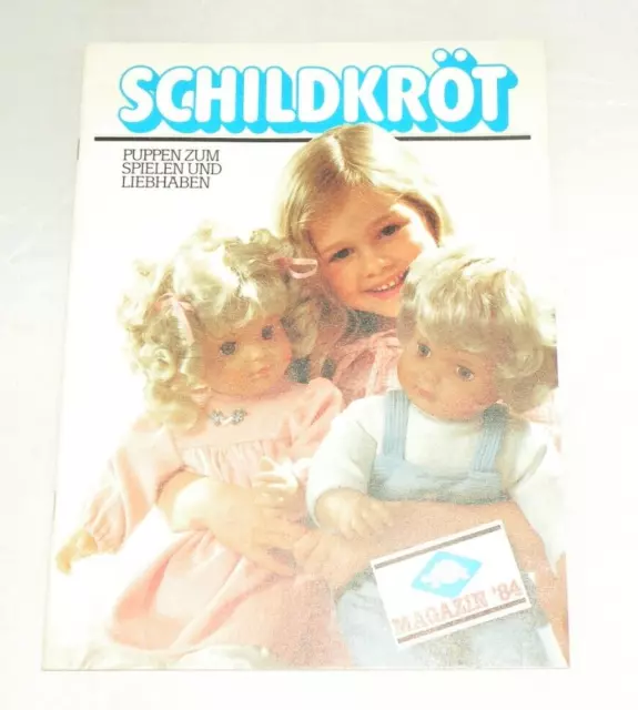 Z1  SCHILDKRÖT Magazin ´84 Puppen zum spielen und liebhaben Katalog