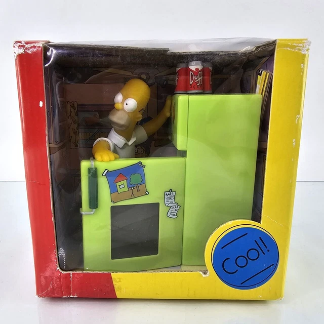 THE SIMPSONS HOMER Talking Alarm Clock Animated Light/Sound Wesco 2001