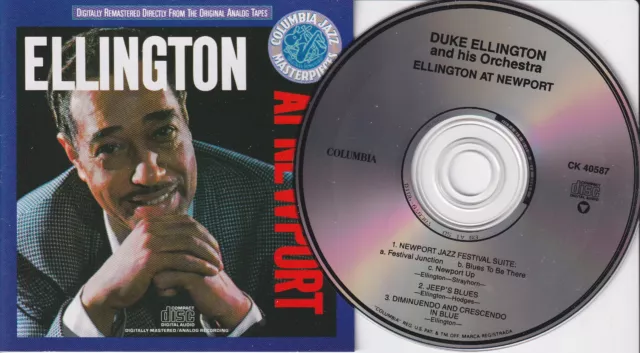 DUKE ELLINGTON AND HIS ORCHESTRA At Newport (CD 1987) Columbia Jazz Festival