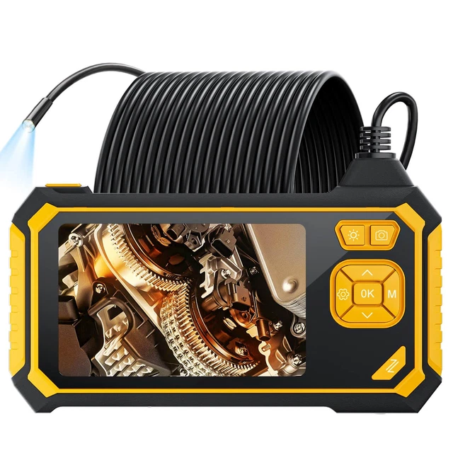 Industrial Endoscope,  5.5Mm HD Borescope Snake Camera with 32GB Card, IP67 Wate