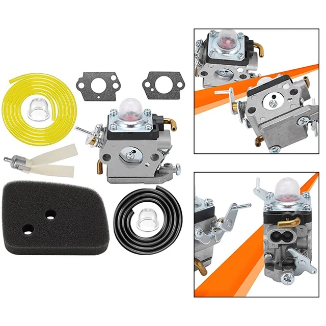 Kit Carburateur FACULX Pour Taille-Haie Husqvarna – Compatible 122HD45, 122HD60, 522HD60S – Avec Filtre à Air Et Tuyaux - 3