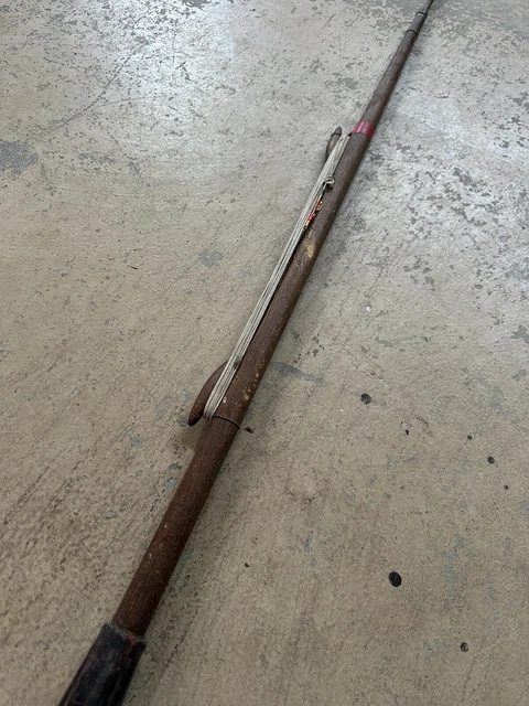 RARE ANTIQUE OCTAGONAL Handmade Wood Rod Fishing Pole 1800s Folk Art  $225.00 - PicClick